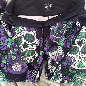 CVG Skull full length leggings in XXL